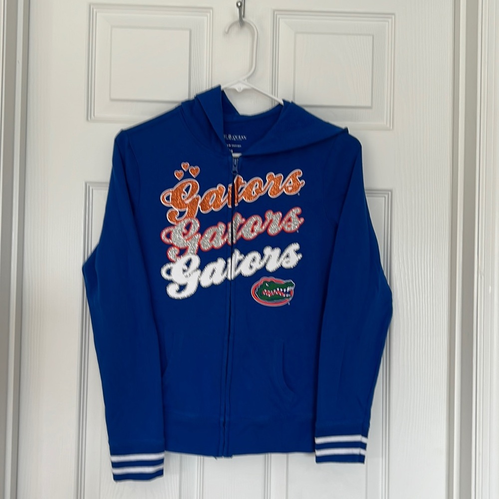 5th & Ocean girls royal blue & orange hoodie